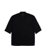 Camicia a maniche corte in nero Yohji yamamoto - uomo 