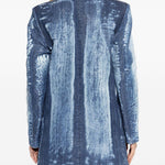 Cappotto denim De-Lyria-Fsi in blu Diesel - donna 