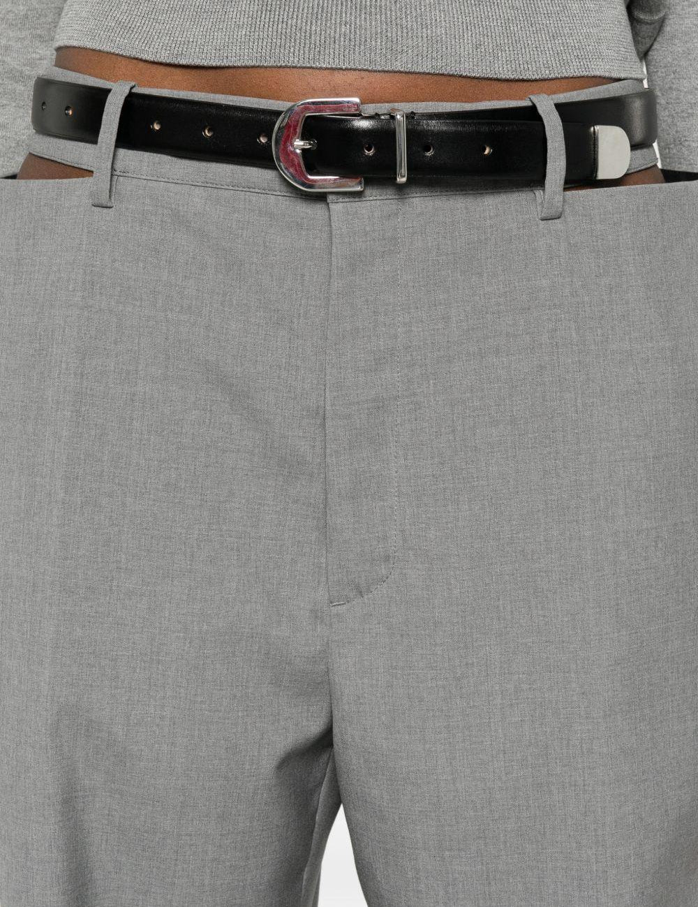 Pantaloni 140 in grigio jil sander - donna 