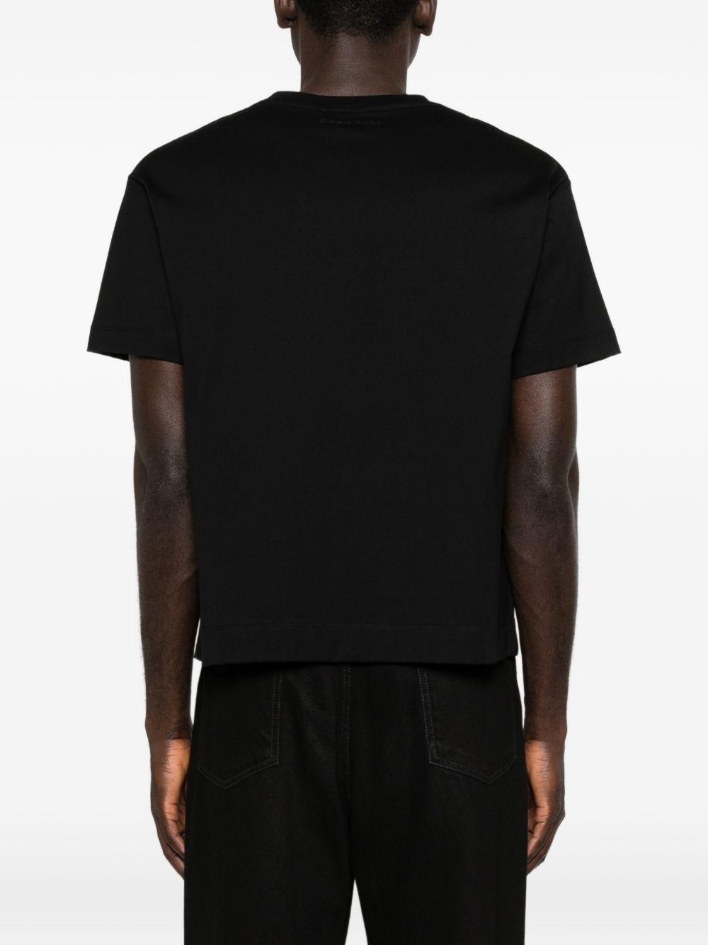 T-shirt con applicazioni di fiori in nero Simone rocha - uomo 
