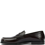 Mocassini in pelle in borgogna Henderson baracco - uomo 