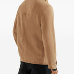 Giacca in camoscio in marrone Brunello cucinelli - uomo 