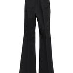 Jeans bolan svasati in nero Rick owens - donna 
