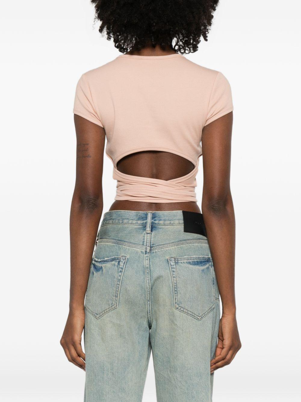 T-shirt T-Bunny-Tail-R1 a portafoglio in rosa Diesel - donna 
