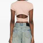 T-shirt T-Bunny-Tail-R1 a portafoglio in rosa Diesel - donna 