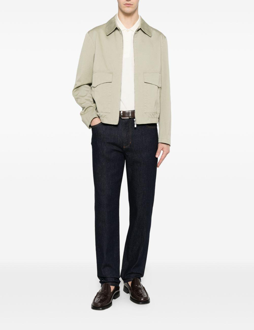 Jeans con bottoni in blui Zegna - uomo 