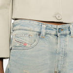 Jeans cinque tasche effetto strappato in blu Diesel - donna 