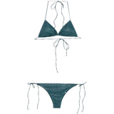 Bikini a triangolo in blu Oséree - donna 