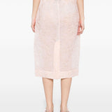Gonna con ruches in arancio chiaro Simone Rocha - donna 