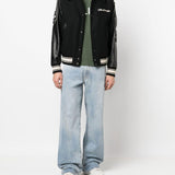 Bomber con logo in nero Golden goose - uomo 