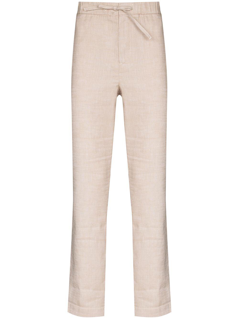 Chino con coulisse Oscar in beige Frescobol carioca - uomo 