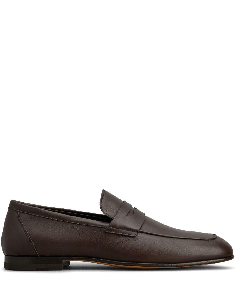 Mocassini in pelle in marrone Tod's - uomo 