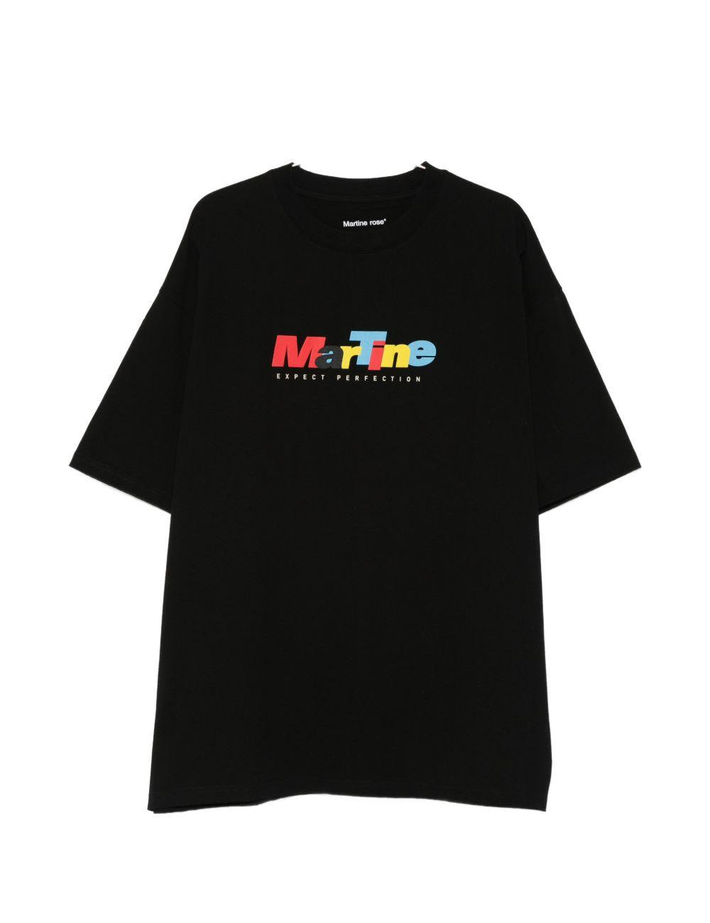 T-shirt con grafica in nero Martine rose - unisex 