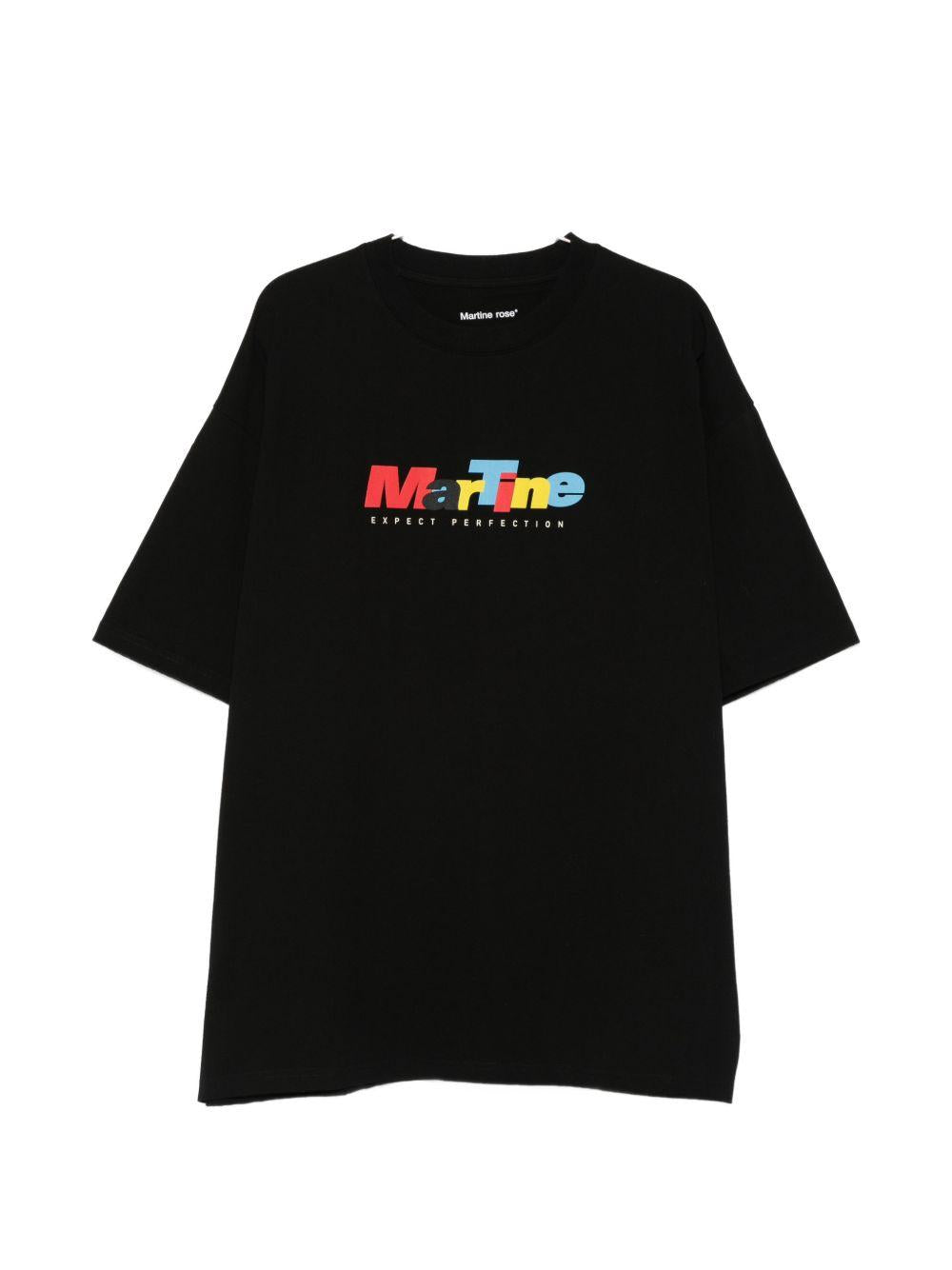 T-shirt con grafica in nero Martine rose - unisex 