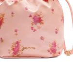 Borsa a fiori con coulisse in rosa Ganni - donna 