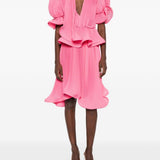 Top con ruches in rosa Rowen rose - donna 