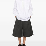 Felpa con design camicia in bianco Comme des Garçons Homme Plus - uomo 