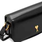 Borsa a spalla mini Paris Paris in nero ami paris - unisex 