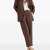 Pantaloni ampi in nero Brunello cucinelli - donna 