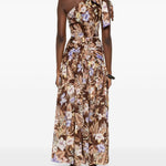 Top Coco monospalla in marrone Zimmermann - donna 