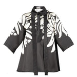 Blusa in mikado in nero e bianco Elie Saab - donna 