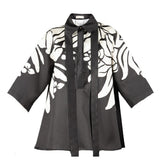 Blusa in mikado in nero e bianco Elie Saab - donna 