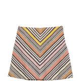 Gonna con motivo chevron multicolor Missoni - donna 