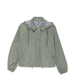 Giacca con cappuccio in verde Barbour x Paul Smith - donna 