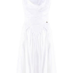 Abito Sunday midi in bianco 