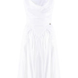 Abito Sunday midi in bianco 