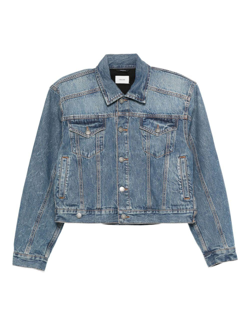 Giacca denim con botton in blu Haikure - donna 