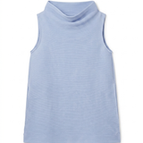 Top a collo alto in celeste Melitta Baumeister - donna 