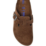 Mules Boston con fibbia e cinturino in marrone Birkenstock - unisex 