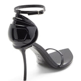 Sandali in pelle D-Ten & Half in nero Diesel - donna 