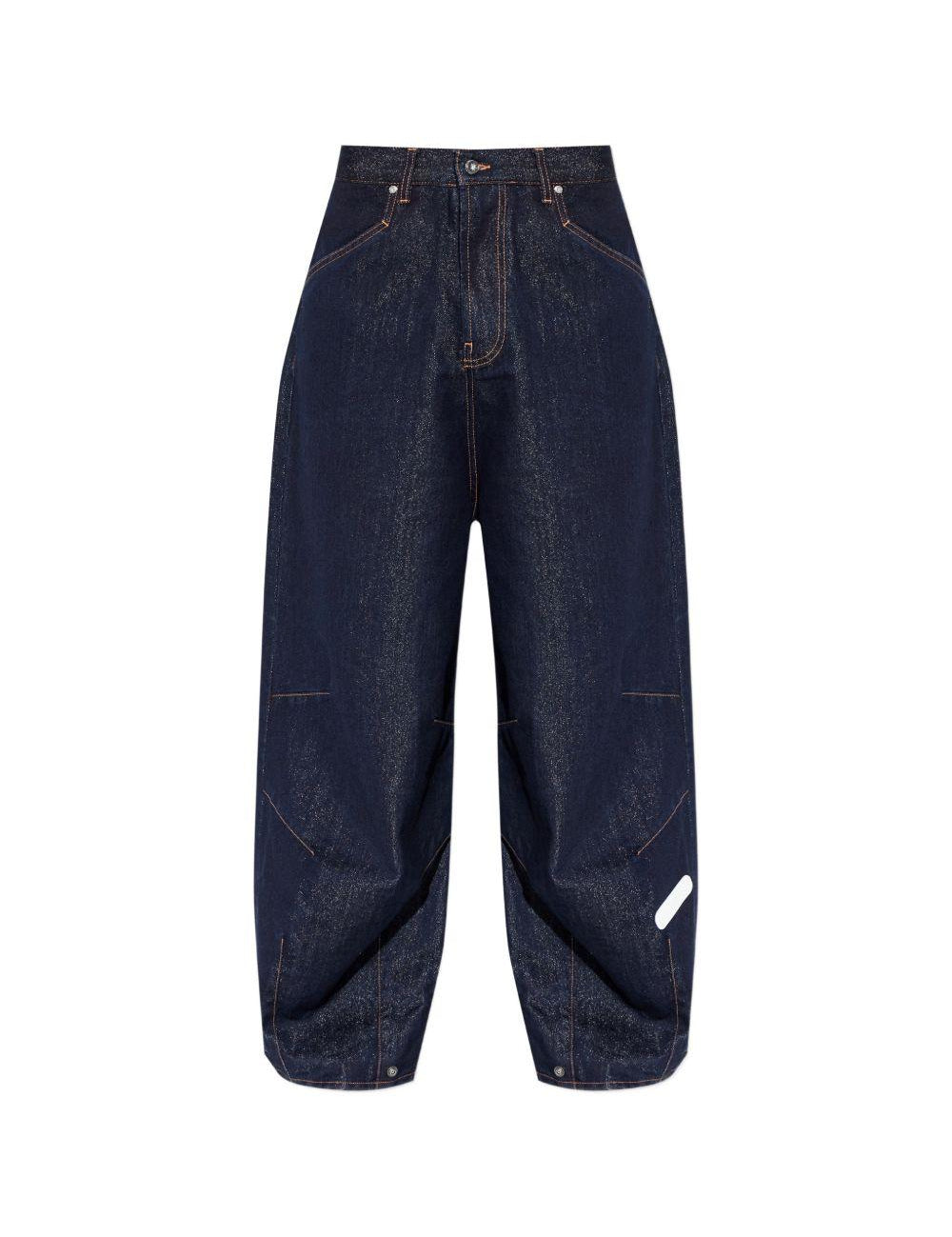 Jeans ricamati in blu Pdf - uomo 