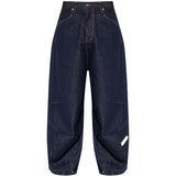 Jeans ricamati in blu Pdf - uomo 