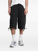 Pantaloncini cargo con coulisse in nero Oamc peacemaker - uomo