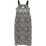 Abito midi con stampa floreale in nero Maxmara weekend - donna 