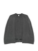 Toteme grey cashmere cape jumper - women