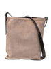 Borsa a tracolla in suede in beige Dries van noten - donna