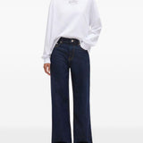 Jenas a gamba dritta in blu Ganni - donna 
