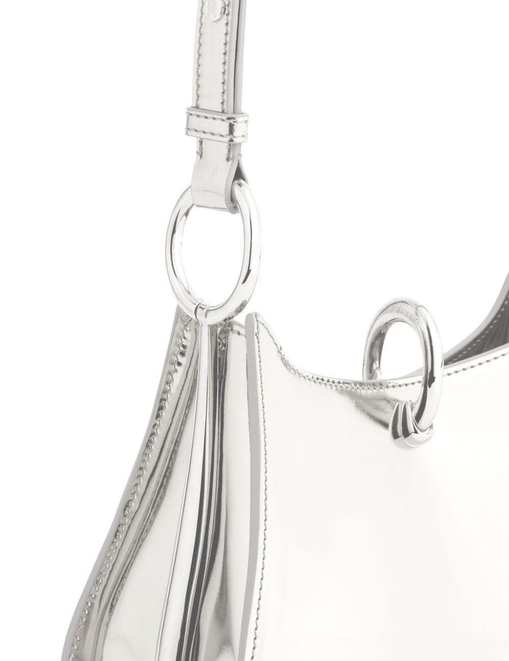 Borsa con dettaglio ad anello in argento Rabanne - donna 