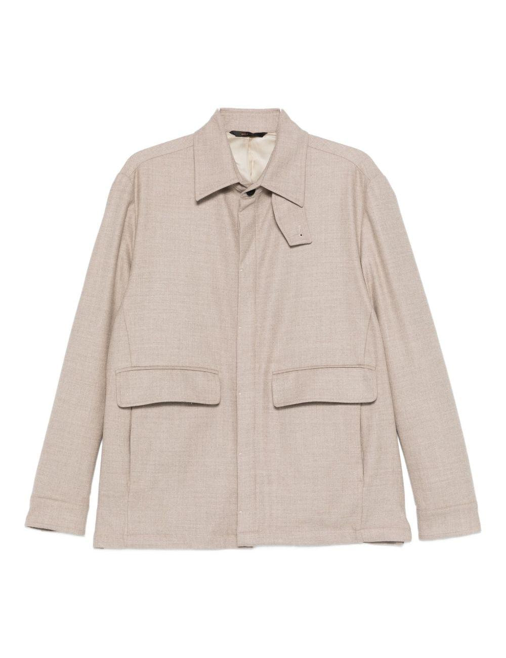 Giacca camicia twill in beige Briglia 1949 - uomo 