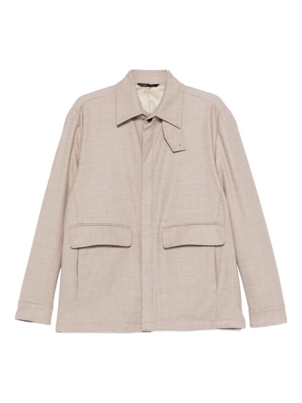 Giacca camicia twill in beige Briglia 1949 - uomo 