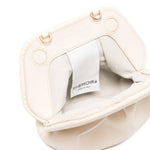 Clutch bios piccola in avorio Themoirè - donna 