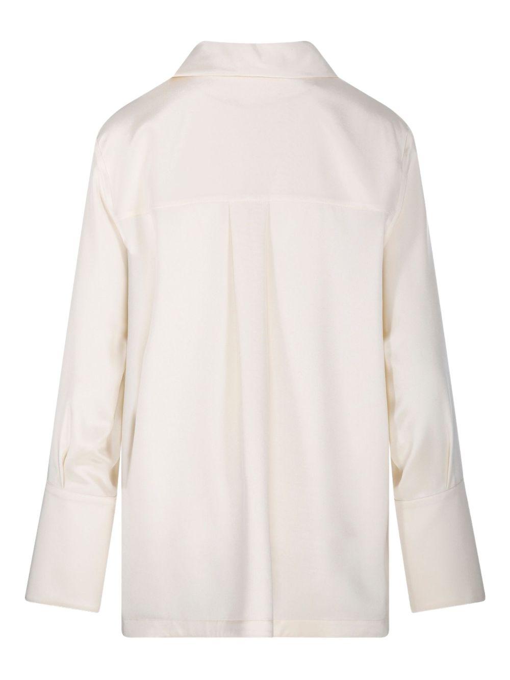 Blusa con scollo a V  dover in avorio Maxmara - donna 