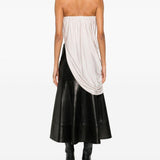 Top con ruches in avorio Giuseppe di morabito - donna 