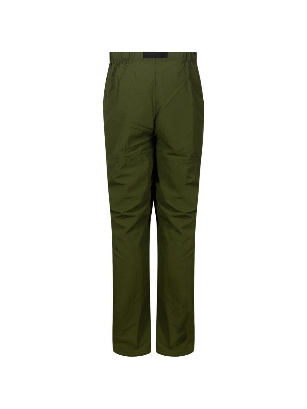 Pantaloni a gamba dritta con cintura a contrasto in verde The north face - uomo 