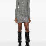 Minigonna con decorazione in grigio Rotate - donna 