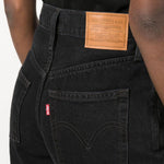 Jeans a gamba ampia in nero Levi's - donna 